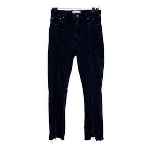 COPY - Abercrombie & Fitch Curve Love High Waisted Split Hem Skinny Jean